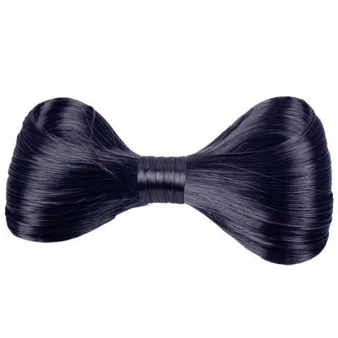 Bow Hair Extension Bowknot Black Comb Clip Fashion Hairpiece Party