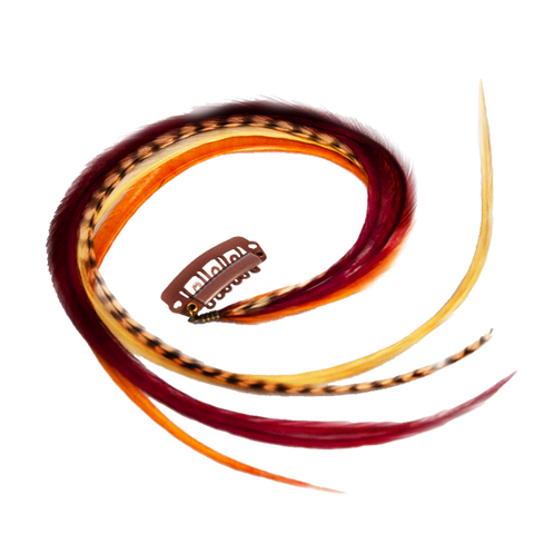 Fine Featherheads Autumn Quill Clips