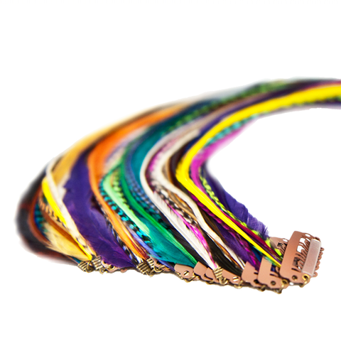 Fine Featherheads Lipstick Quill Clips