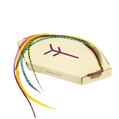 Fine Featherheads Summer Berry Quill Clips