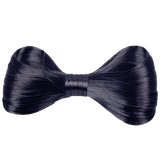 Bow Hair Extension Bowknot Black Comb Clip Fashion Hairpiece Party